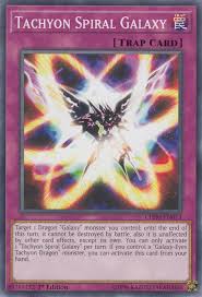 When designing your own custom cards, these rules definitely don't have to apply, although they certainly help to make a card feel more like an official yugioh card. Tachyon Spiral Galaxy Yugipedia Yu Gi Oh Wiki
