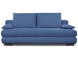 Banquette Convertible Argan Coloris Bleu Vente De Banquette Clic Clac Conforama Banquette Convertible Banquette Banquette Lit