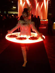 Led Walking Strolling Lighted Living Talking Human Tables From Www Flamingfun Com Christmas Masquerade Party Circus Theme Party Event Entertainment