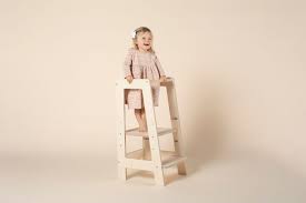 Medium density fibreboard (mdf), melamine. Little Helper Tower Natural Chooice