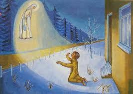 Vergine dei poveri di banneux. Our Lady Of The Poor Banneux Belgium