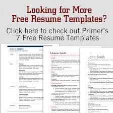 12 Resume Templates for Microsoft Word Free Download | Primer