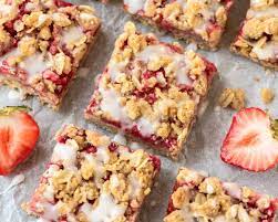 Fall and winter are a great season for baking. Healthy Strawberry Oatmeal Bars Recipe Well Plated By Erin