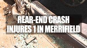 Rear-end crash injures 1 in Merrifield