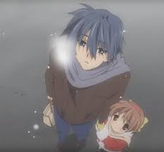 i love the snow daddy me too ushio clannad after story