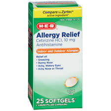 Allergy forecast tool · complimentary samples H E B All Day Allergy Cetirizine Hci 10 Mg Softgels Shop Sinus Allergy At H E B