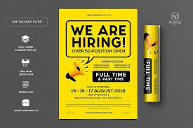 Job Vacancy Flyer Flyer Brochure Design Template Job
