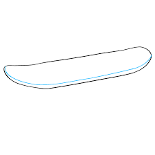How To Draw A Skateboard Really Easy Drawing Tutorial