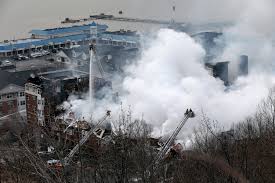 The constant rumble of new buildings under construction is a love song to commuters settling there for the convenience and value, relative to new york. As Construction Booms Edgewater Fire Provides A Sobering Moment The New York Times
