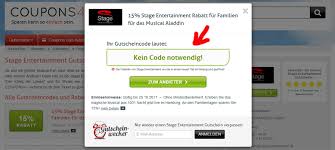 Check spelling or type a new query. Stage Entertainment Gutschein 15 Rabatt Einlosbar Im Aug 2021