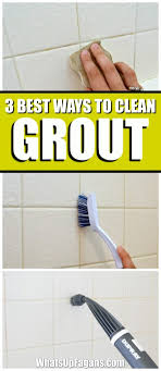 How to clean grout on tile floors and walls. 3 Of The Best Ways To Clean Grout In Your Bathroom