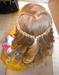 Heart Shaped Braid This Is My Girl Kaylin At Her Princess Tea Party Hair Done By Friend Bibi