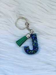 Excited To Share This Item From My Etsy Shop Customized Keychain Letter Keychain Glitter Keychain Persona Diy Resin Keychain Custom Keychain Diy Resin Art