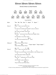 The klamath falls herald and news reported that reif, who had been with the department for six years, was placed on administrative. Dummies Mmm Mmm Mmm Mmm Sheet Music For Guitar Chords Pdf