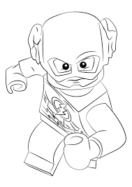 Free Easy To Print Flash Coloring Pages Lego Coloring Pages Lego Coloring Superhero Coloring Pages