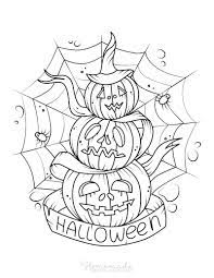 Halloween coloring pages for kids hello and welcome to the spooky world of halloween coloring pages. 75 Halloween Coloring Pages Free Printables