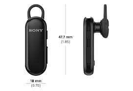 Wireless headphones let you enjoy music and movies more freely; Mono Bluetooth Headset Mbh22 Sony De