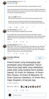 Salah satu posting suriati di facebook. Harus Hukumnya Ceraikan Isteri Yang Sedang Hamil