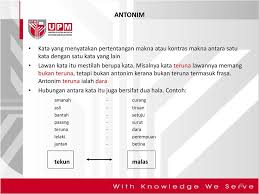 Berikut ini adalah daftar kata sinonim dan kata antonim. Unit 12 Dasar Semantik Ppt Download