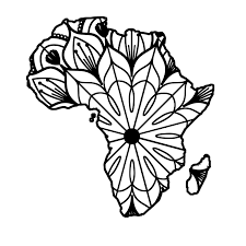 Africa Map Mandala Africa Map Mandala Svg Africa Map Tattoo Africa Tattoos Africa Drawing