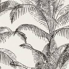 Papier peint noir et blanc. Papier Peint Noir Et Blanc Feuilles Cdiscount