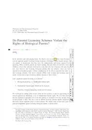 Coming up with the perfect abbreviation for a personalized license plate is complicated stuff. Pdf Do Parental Licensing Schemes Violate The Rights Of Biological Parents Philosophy And Phenomenological Research Christian Barry And R J Leland Academia Edu