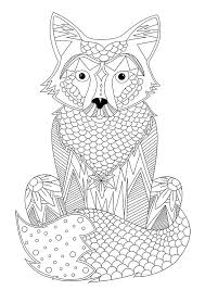 Coloriage A Imprimer D Animaux Le Renard Blog Dinett Coloriage Renard Coloriage Coloriage Animaux