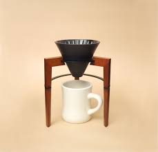 Specially grooved surface of the dripper influences water flow speed, and therefore the ideal brew time / body of coffee. Dripper Stand Peaks And Coffee Dripper Cave Germinate Coffee