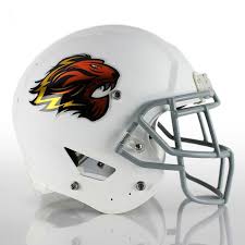 3 Color Chrome Finish Football Helmet Decals Healy Awards