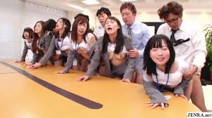 JAV huge group sex office party in HD with Subtitles