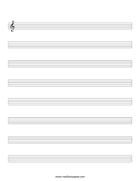 A blank piece of paper planning your legacy: Music Manuscript Paper Pdf Madison S Paper Templates