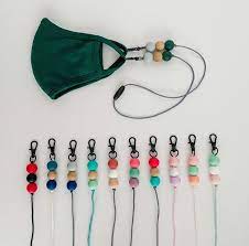 Child Face Mask Lanyard Face Mask Necklace Mask Holder Etsy Mask Necklace Trendy Face Masks Crochet Faces
