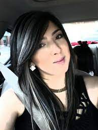 Highlights On Pinterest Gray Hair Gray Highlights And Highlights Gray Hair Highlights Brown Hair With Silver Highlights Dark Hair With Highlights