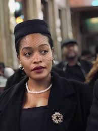 Iris Kaingu at ECL's funeral in South Africa 🖤🇿🇦