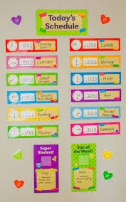 Tape It Up Today S Schedule Bulletin Board Classroom Schedule Preschool Schedule Preschool Classroom Schedule