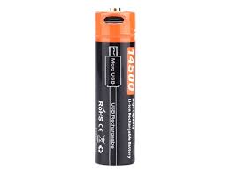 On when the battery is reverse. Fitorch Rc145 14500 Lithium Ion Battery With Usb Charge Port