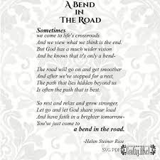 A Bend In The Road Poem Let Go And Let God Svg Svg Pdf Digital File Vector Graphic Relationship Advice Quotes Let Go And Let God Inspirational Poems