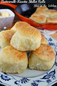 Buttermilk Ricotta Skillet Rolls Recipes Dinner Rolls Homemade Bread