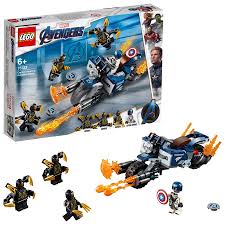 Black widow hulk human torch iron man kapitan ameryka lego. Lego Marvel Super Heroes Kapitan Ameryka Atak Outriderow 76123 Smyk Com