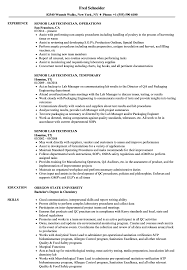/ 11+ lab technician resume templates. Senior Lab Technician Resume Samples Velvet Jobs