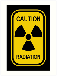 Radioactive Symbol Warning Sign Radioactivity Radiation Yellow Black Rectangular Art Print By Graphix Radioactive Symbol Signs Symbols