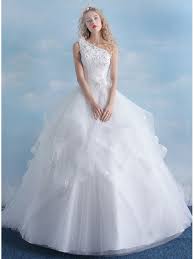 Acquista il tuo 2021 abito da sposa economici unico nel hebeos.it vasta selezione di abiti da sposa modesto! Abito Da Sposa Monospalla Con Gonna A Balze Stile Anni 80