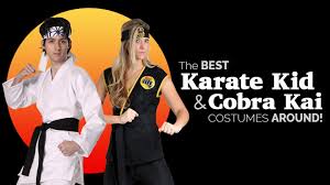 The Best Karate Kid And Cobra Kai Costumes Around Halloweencostumes Com Blog At the end of cobra kai season 2, most of the characters are left in a pretty dark place. the best karate kid and cobra kai