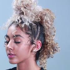 Badass Bunhawk For Curly Hair Http Gurlrandomizer Tumblr Com Post 157397486902 Casual Hairs Natural Hair Styles Curly Hair Styles Curly Hair Styles Naturally