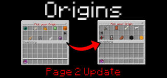 Huge thanks to the developers of all dependencies, without them the mod wouldn't be possible. Origins Massive Update 1 1 0 Minecraft Addon