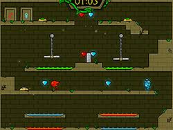 La aventura en 2d destaca bloques de piedra retro y lava mortal para que haya peligro en todo momento. Fireboy And Watergirl Forest Temple Game Play Online At Y8 Com