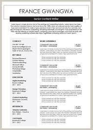 10 Free Cv Templates For Word The Ultimate Collection Hello Youth