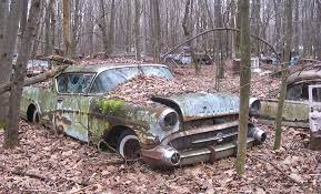 Open Diff Is The American Junkyard Doomed Abandoned Cars Abandoned Car