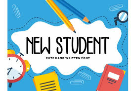 By cool fonts, we mean, modern fonts. New Student New Students Student Script Fonts