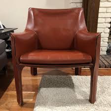 Cassina Mario Bellini 413 Cab Chair Aptdeco